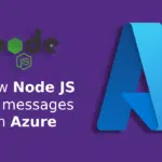 View Node JS log messages in Azure