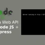 build a Node JS web api example
