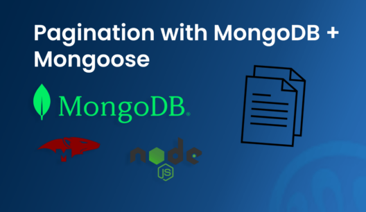 Pagination in Node JS with Mongoose and Mongodb