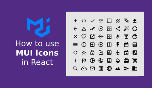 use mui icons with react